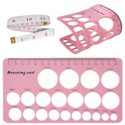 Luxemum Nipple Rulers, Flange Inserts Sizing Measurement Tool for Breast Pump, Soft Silicone Flange Size Measure, Nipple Measuring for New Mums/Women