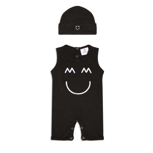 Sleeveless Romper Set- Cap and Bodysuit – Miles and Milan