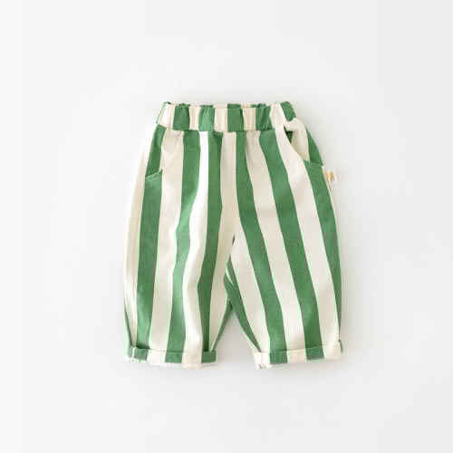Baby Design Vertical Striped Casual Pants