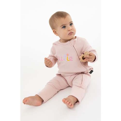 Two-Way Zip Fleece Onesie // CUTIE