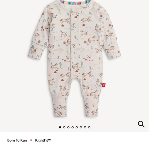 Magnetic Convertible Coverall – Magnetic Me - born to run- size 3-6 month