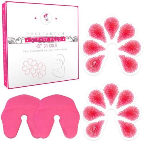 Ninja Mama Breast Therapy Packs - Pack Of 2 (Hot Or Cold) with 2 washable sleeves