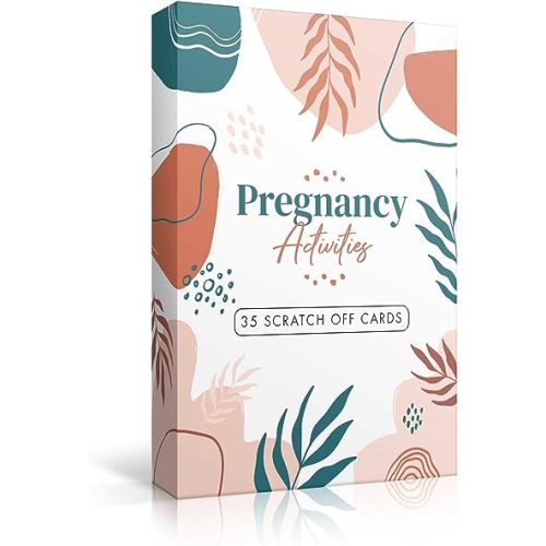 Astralux 35 Fun Scratch Off Activities to do While Pregnant - Create Everlasting Memories of Your Pregnancy - Unique Gift for Expecting Mom