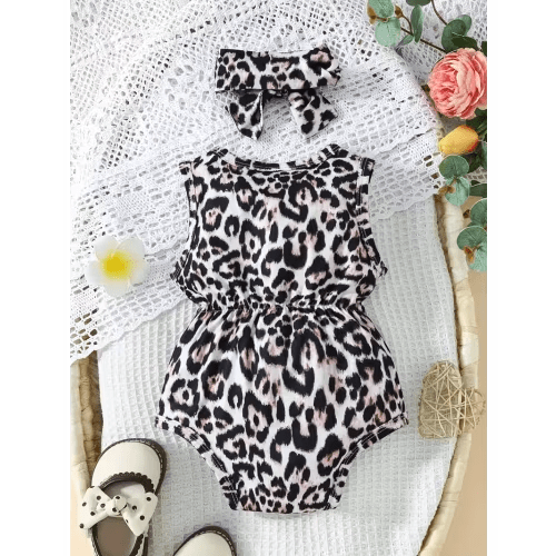 sleeveless romper headscarf outdoor kids' fashion - Temu