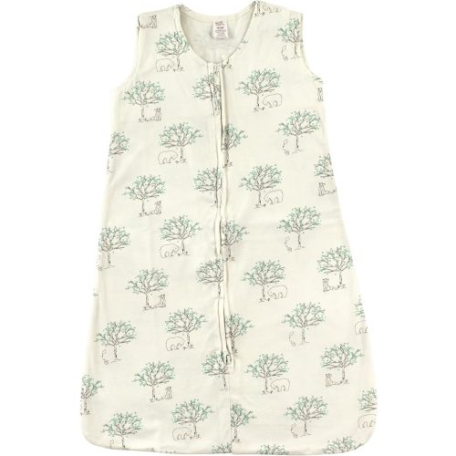 Touched by Nature Unisex Baby Organic Cotton Sleeveless Wearable Sleeping Bag, Sack, Blanket, Birch Tree, 6-12 Months