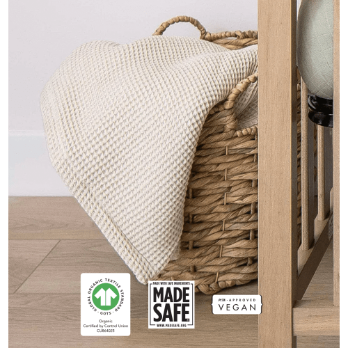 Organic Waffle Baby Blanket