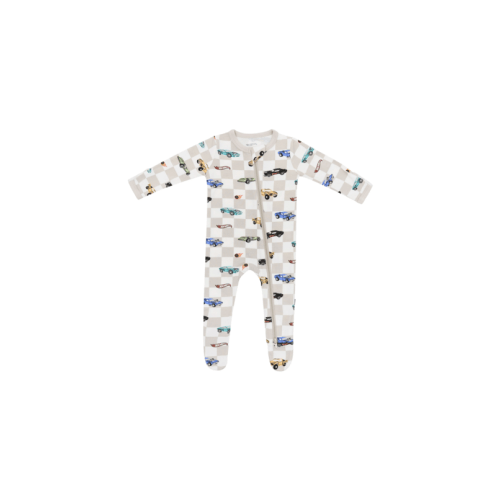 Kyte BABY Zippered Footie Hot Wheels Fast and Fierce