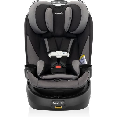 Evenflo Gold Revolve360 Slim 2-in-1 Rotational Car Seat with SensorSafe (Obsidian Black)