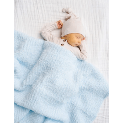 Chenille Blanket - Sky Blue - Small & Large
