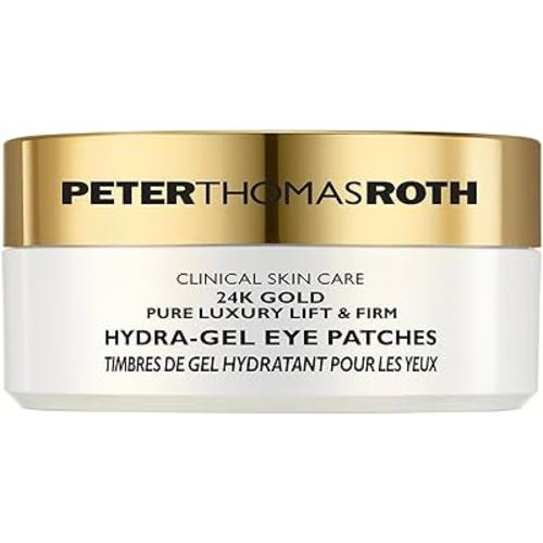 Peter Thomas Roth | Anti-Aging 24K Gold Pure Luxury Lift & Firm Hydra-Gel Eye Patches | Under-Eye Patches, Help Lift and Firm the Look of the Eye Area