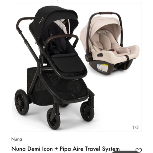 Nuna Demi Icon + Pipa Aire Travel System
 - cash & gift card  fund