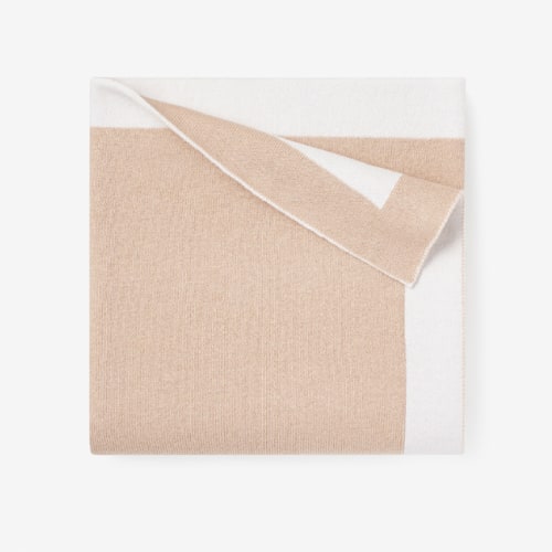Camel Cashmere Baby Blanket TAN / 30X40