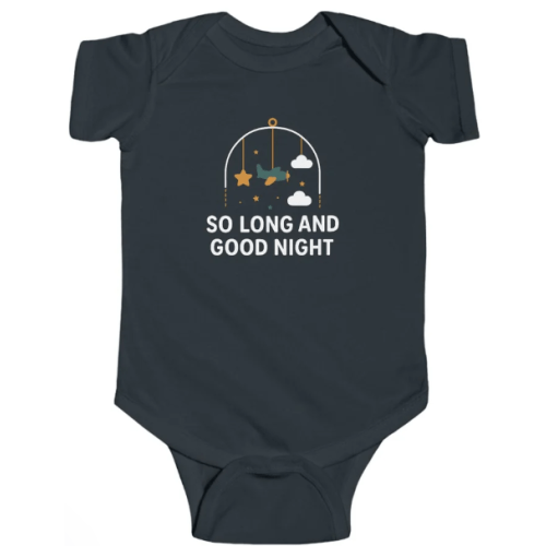 So Long and Good Night - Onesie – ElderEmo.com