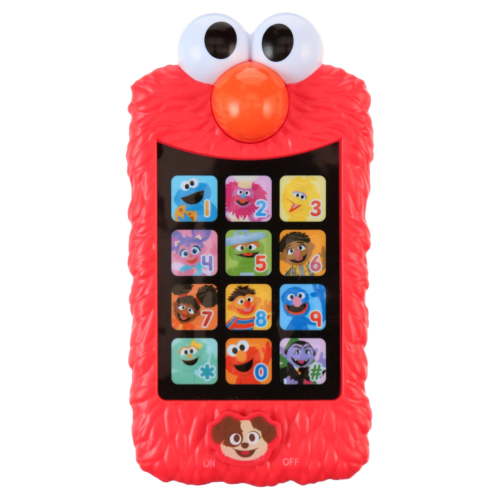 Sesame Street Learn with Elmo Electronic Learning Phone, 6-inch Kids Toy, 12 Learning Themes