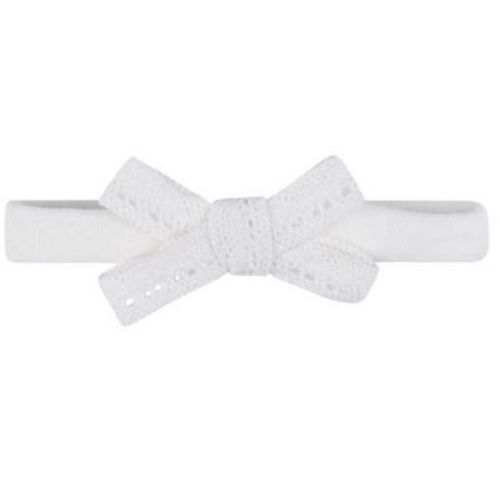 Ely's & Co. Baby Lace Trim Pointelle Headband - Cream