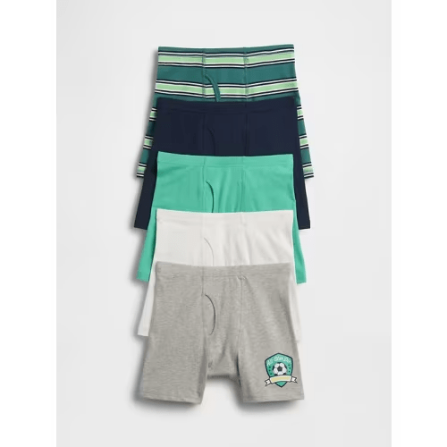 Kids Organic Stretch Cotton Briefs (5-Pack) | Gap