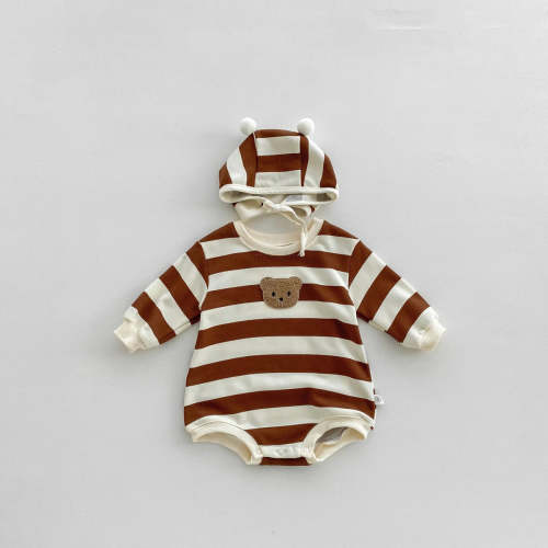 Teddy Bear Pattern Bodysuit Set – August + Willow