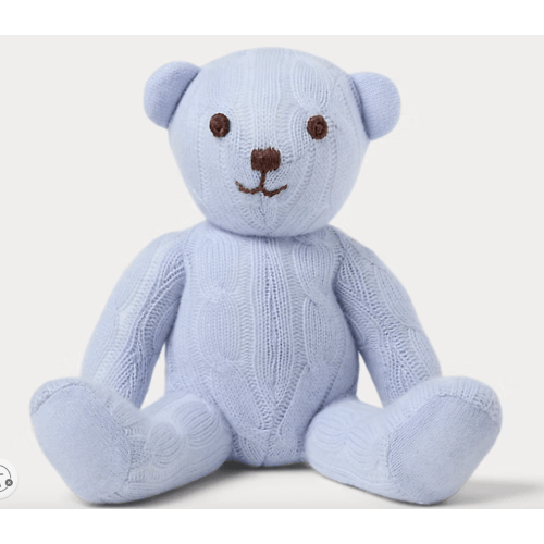 Small Cable Cashmere Bear