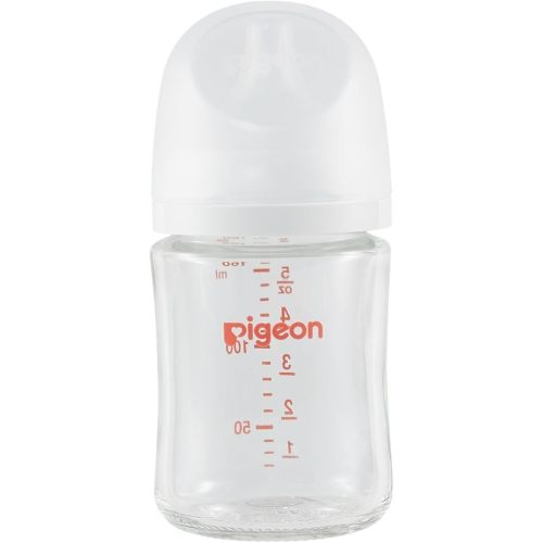 Pigeon - Glass Bottle 5oz/147ml (1-Pack) with SS Nipple 0M+