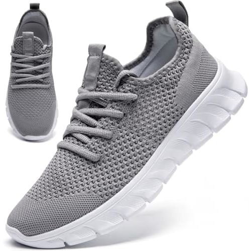 Running Shoes for Men Women Tennis Walking Sneakers Gym Slip On Comfortable Lightweight Breathable Athletic Workout Fashion Sports Casual Shoe