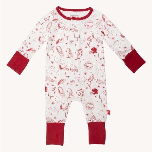 white game day modal magnetic convertible grow with me coverall – Magnetic Me