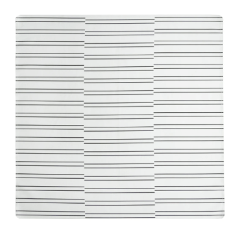 Vegan Leather Baby & Family Play Mat - Modern Stripe, Eco-Friendly & Wipeable