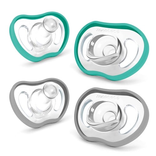 Nanobébé Flexy Silicone Pacifier | 4+ Months | 4 pk