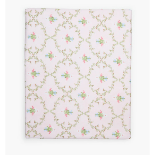 The Crib Sheet - Light Pink Trellis