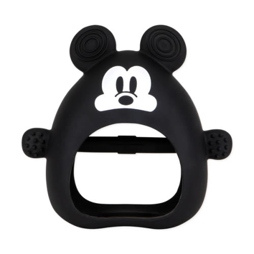 Silicone Un-Droppable Mitt Teether Toy, Disney Mickey Mouse | Bumkins