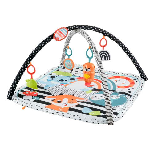 Fisher-Price 3-in-1 Music Glow & Grow Gym, Baby Playmat with Lights & Newborn Sensory Toys - Walmart.ca