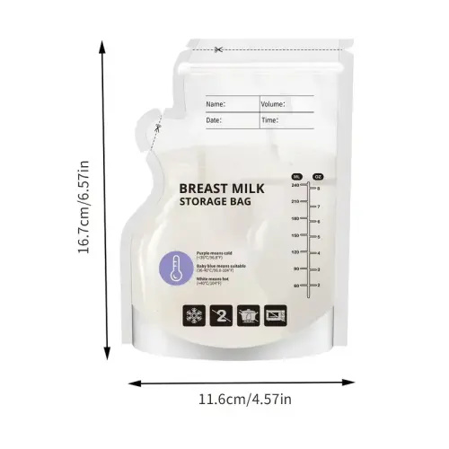 100pcs 60pcs breast milk storage bags baby maternity temu - Temu