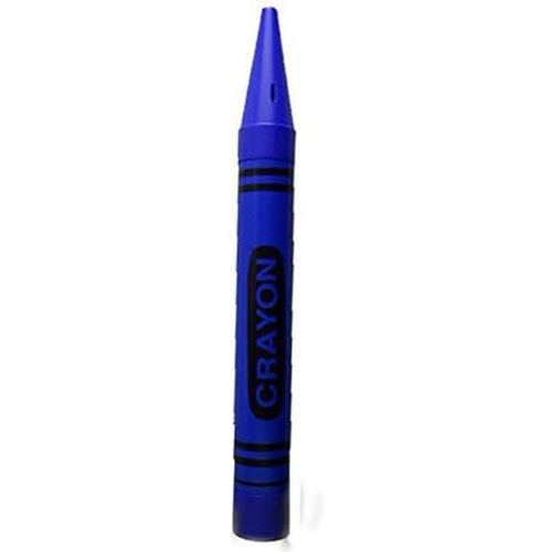 Universal Affect - Crayon Coin Savings Bank - Please Note That The Dimensions are Approximately 22.5" Tall x 2.25" Wide & deep - Color: Blue