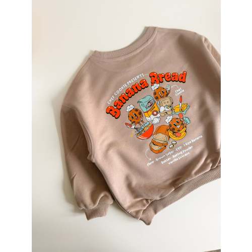 Chef Cookie: Banana Bread Sweatshirt in Oak