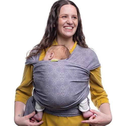 Boba Baby Wrap Carrier – Original Baby Sling Carrier for Newborns (7–35 lbs), Soft, Secure, Hands-Free & Ergonomic, Ideal for Comfortable Bonding, New Parents (Kahla)