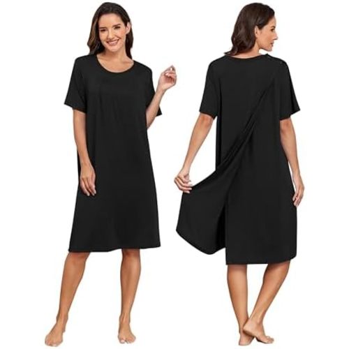 Hospital Gowns for Women Open Back with Snaps