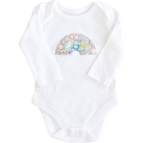 Liberty of London Rainbow Long Sleeve Bodysuit - My Little Shop UK | Maisonette