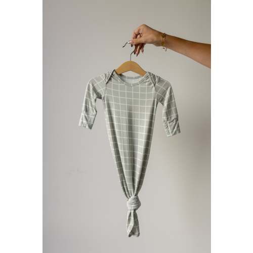Bamboo Knotted Gown | Foggy Grid
