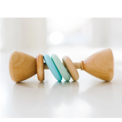 Color Block Classic Baby Rattle