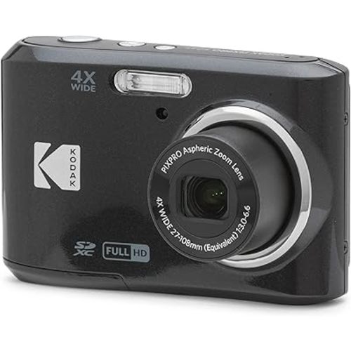 Kodak PIXPRO FZ45 Digital Camera, 16MP Point & Shoot with 4X Optical Zoom, 27mm Wide Angle, 2.7 Inch LCD, 1080p Video, Black
