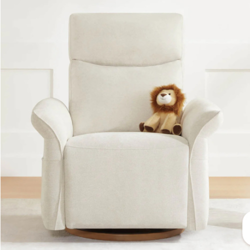 Vinca Power Swivel Nursery Glider Recliner with Power Lumbar & Headrest