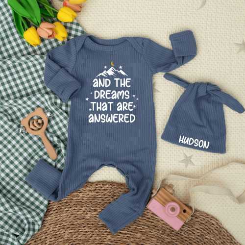 Custom Dreams That Are Answer Baby Bodysuit, To the Stars Who Listen Baby Outfit, Rainbow Baby, ACOTAR Bookish Gift Idea for Book Lover