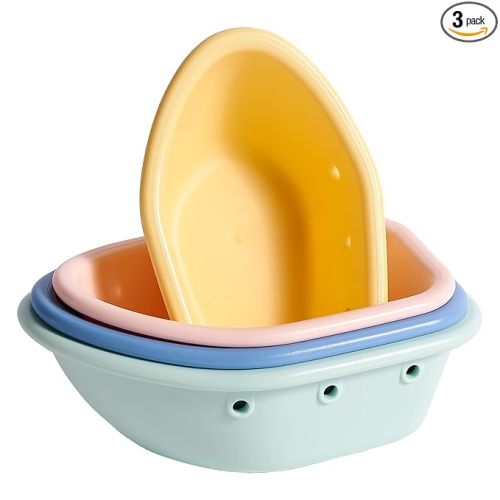 Sprout Ware® Floating Boats, 6mo+ Plant-Plastic, Dishwasher Safe, Tested for Hormones