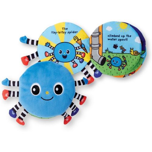Melissa & Doug K's Kids Itsy-Bitsy Spider 8-Page Soft Activity Book for Babies and Toddlers: Cotton Baby Learning Toy