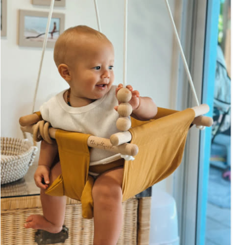 Indoor Baby Swing - With Accessories