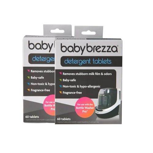 Baby Brezza Official Detergent Soap Tablets for Baby Brezza Bottle Washer Pro, 120 Tablets