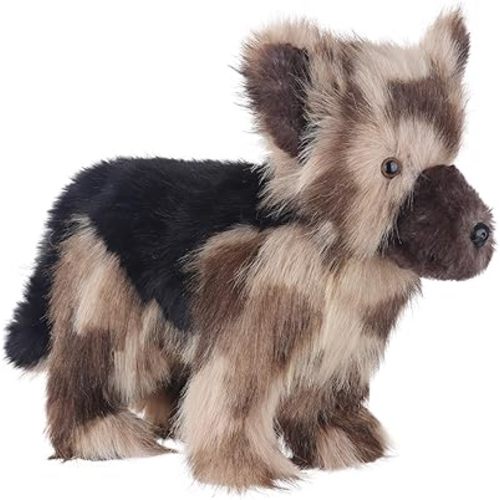 Apricot Lamb Toys Plush German Shepherd Dog Puppy Stuffed Animal Soft Cuddly Perfect for Kids 11.8 Inches