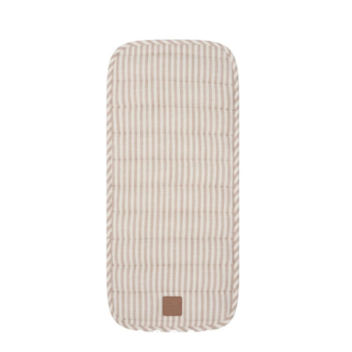 Natural Stripe Universal Linen Bassinet Liner