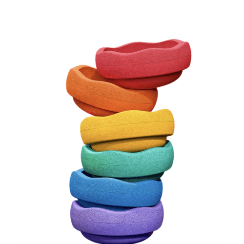 Original Rainbow Balance and Stepping Stone Set