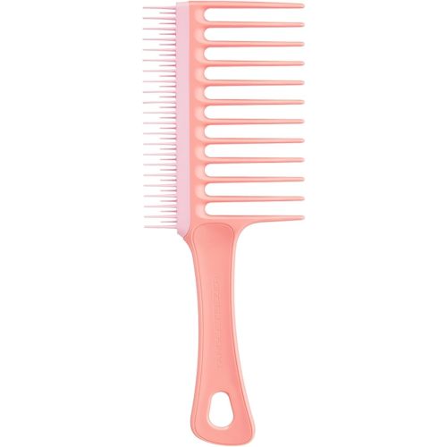 Tangle Teezer Wide Tooth Comb, Double Sided for Detangling and Less Breakage, for 3C to 4C Curly Hair Types, Peach