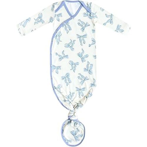 Copper Pearl Newborn Knotted Gown Daphne